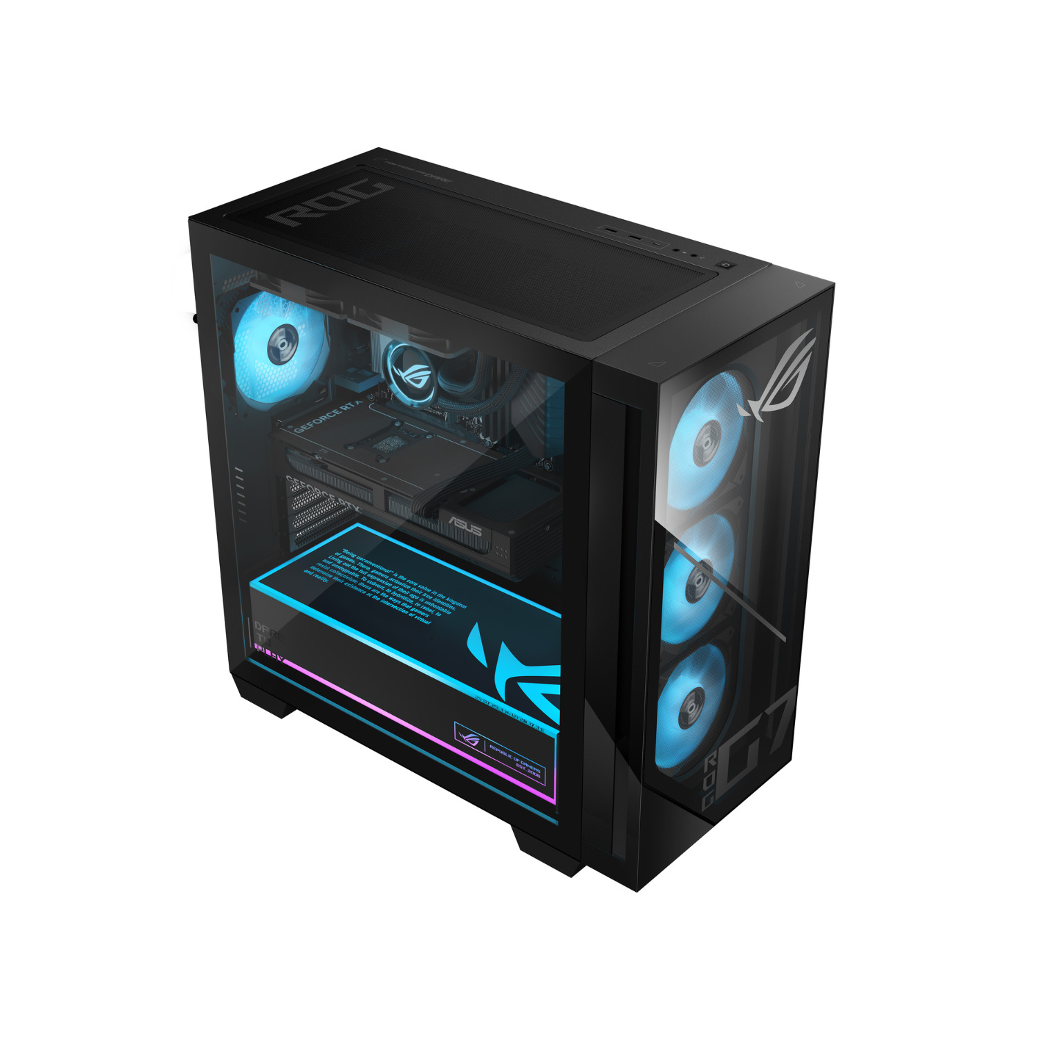 Asus ROG GM700TZ-R9800X409W Tower/RyzenT-7-9800X3D/32GB/1TB SSD/RTX5080_16GB/Wi-Fi/PS_85W/Win11H/2YW