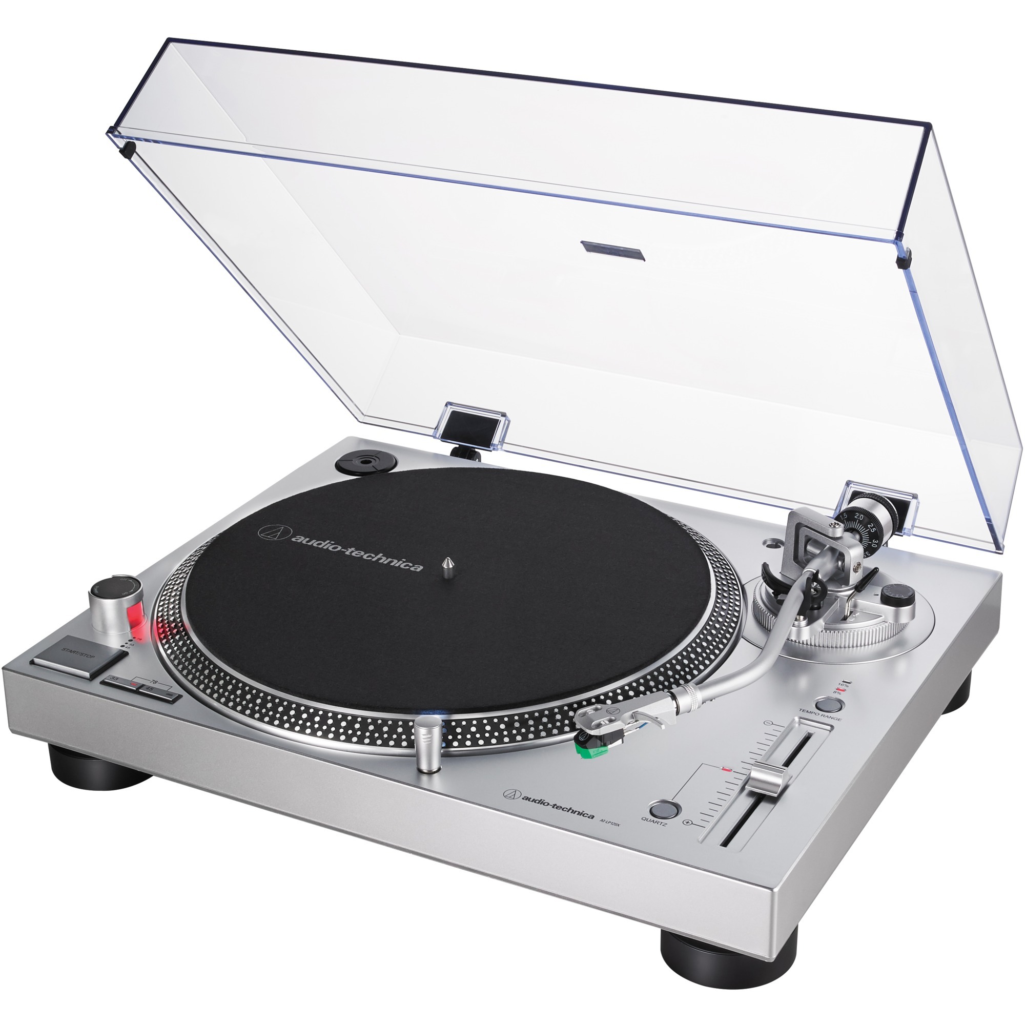 Gramofons Audio-Technica AT-LP120X SILVER | AT-LP120XUSBSV