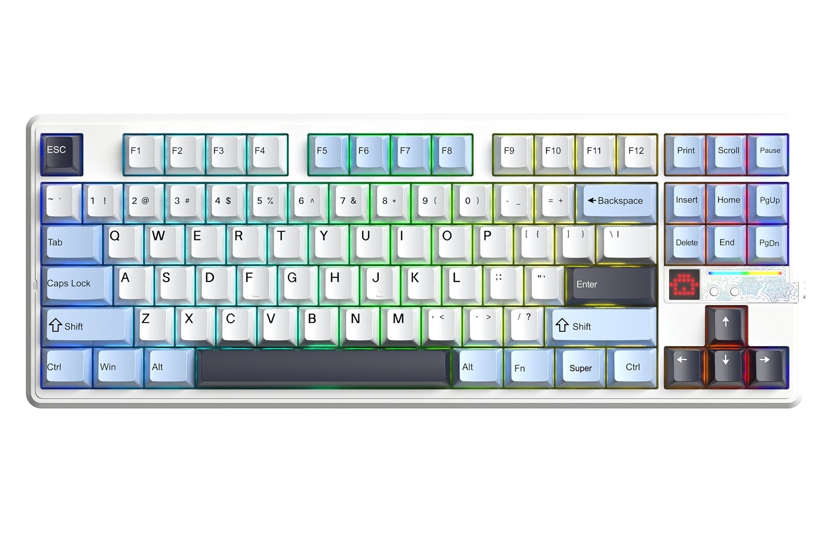 Aula F87Pro V2 StarVector tastatūra (AUF87PV2-GB-SV)
