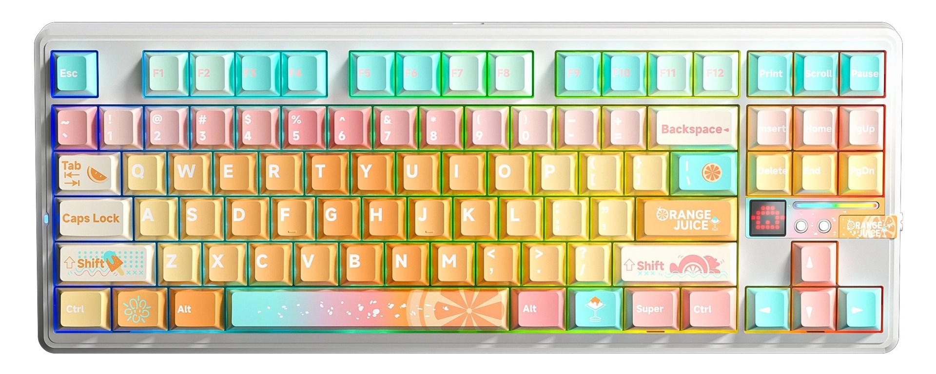 Aula F87Pro V2 Ice Blue magnētiskā