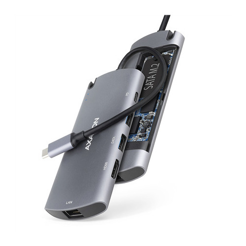AXAGON HMC-6M2 Multiport-Hub, USB 3.0
