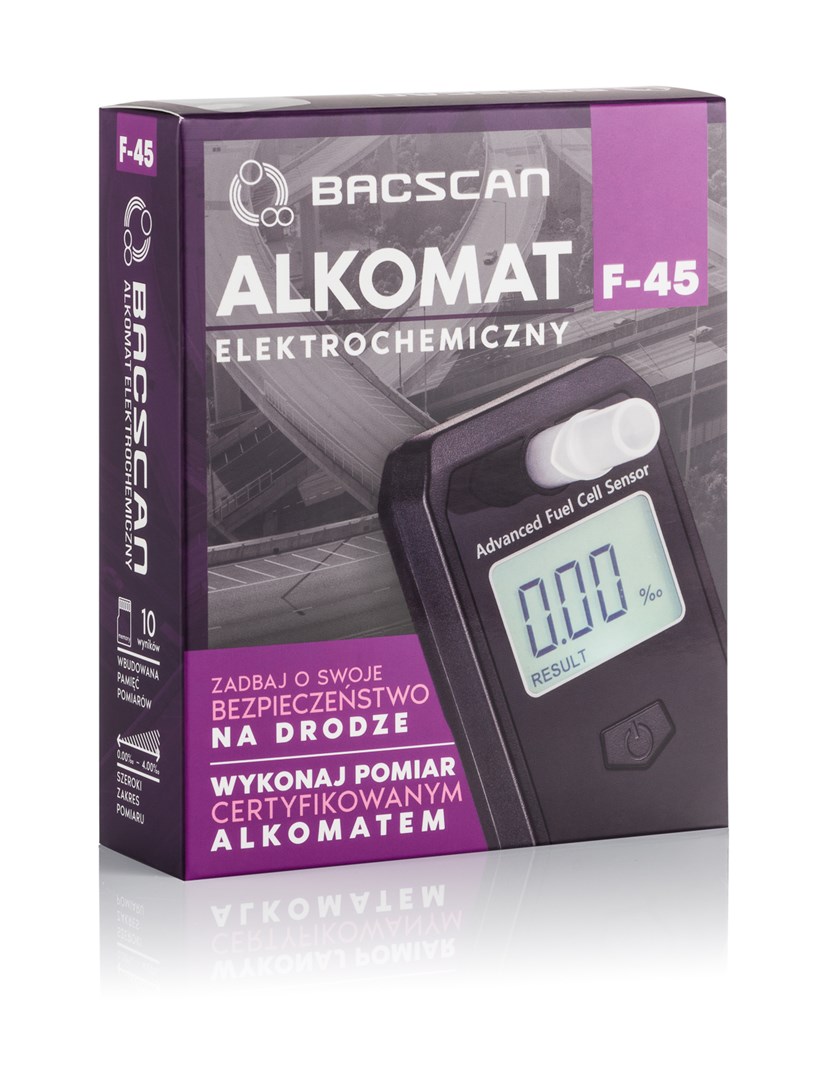 BACscan F-45 alkohola testeris 0 -