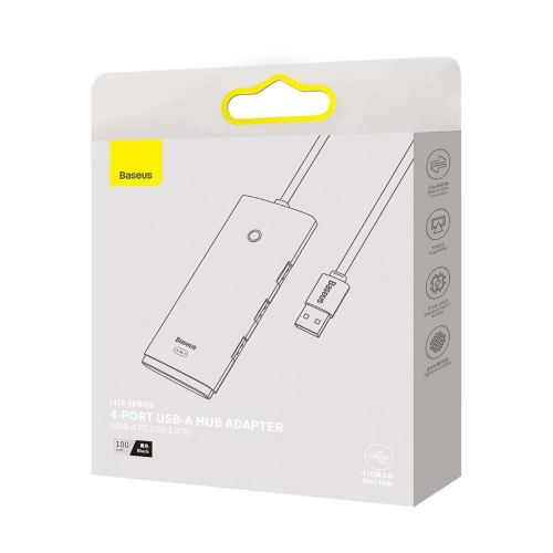 Adapteris Baseus HUB Lite Series (USB-A