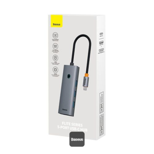 Adapteris Baseus HUB UltraJoy Series 5-in-1