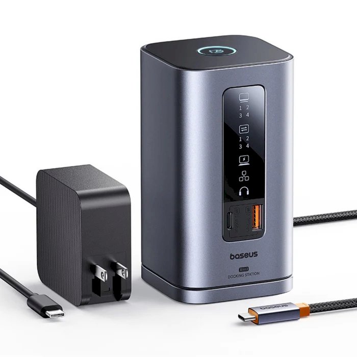 Stacija/replikators Baseus HUB dokstacija 11in1 USB-C