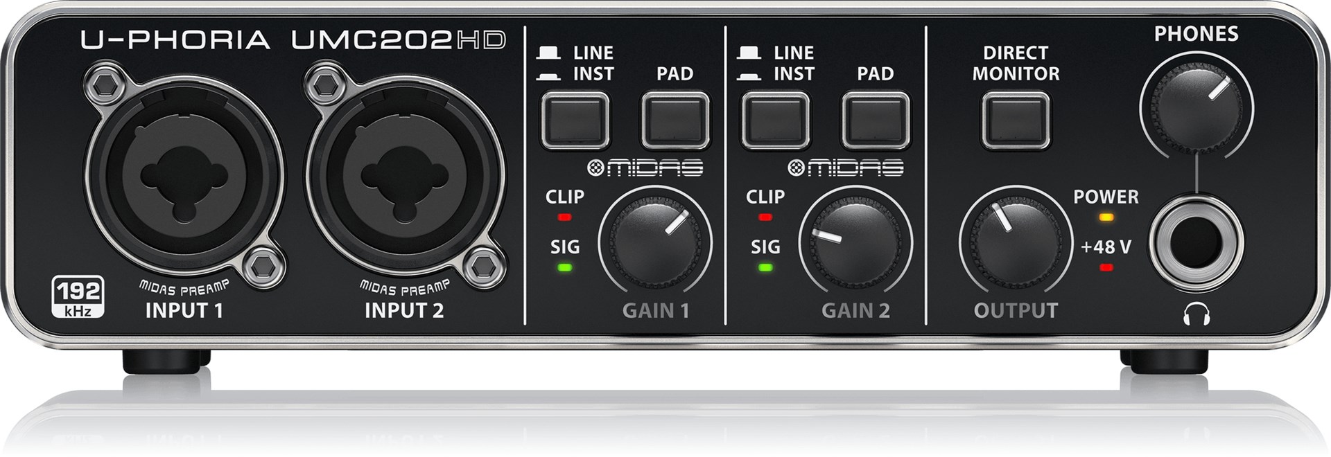 Behringer UMC202HD audio ierakstīšanas interfeiss |