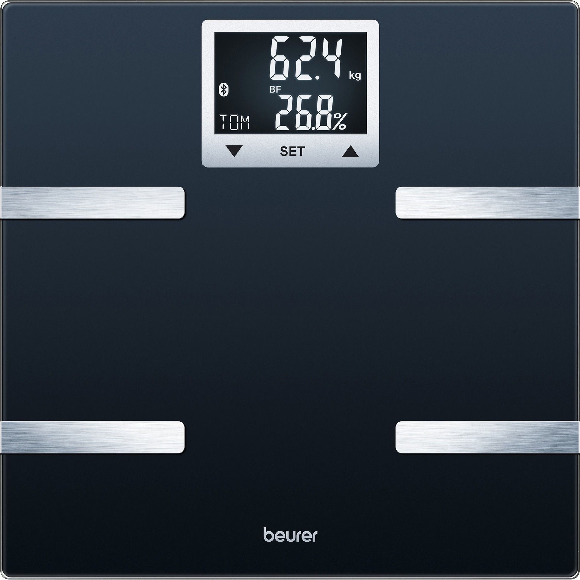 Beurer Diagnosewaage BF 720 (Black/edelstahl (gebürstet))