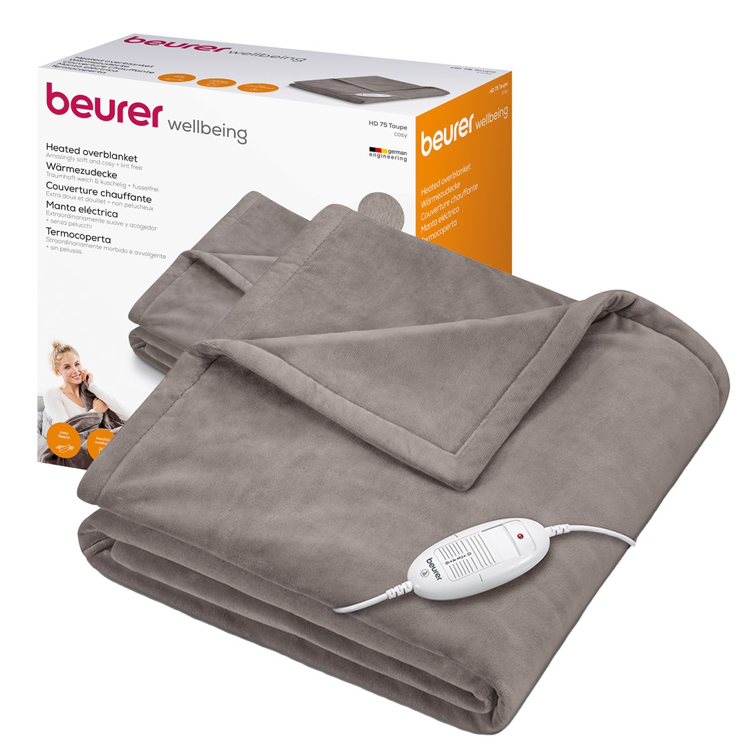 Beurer Wärmezudecke HD 75 Cosy  (Gray