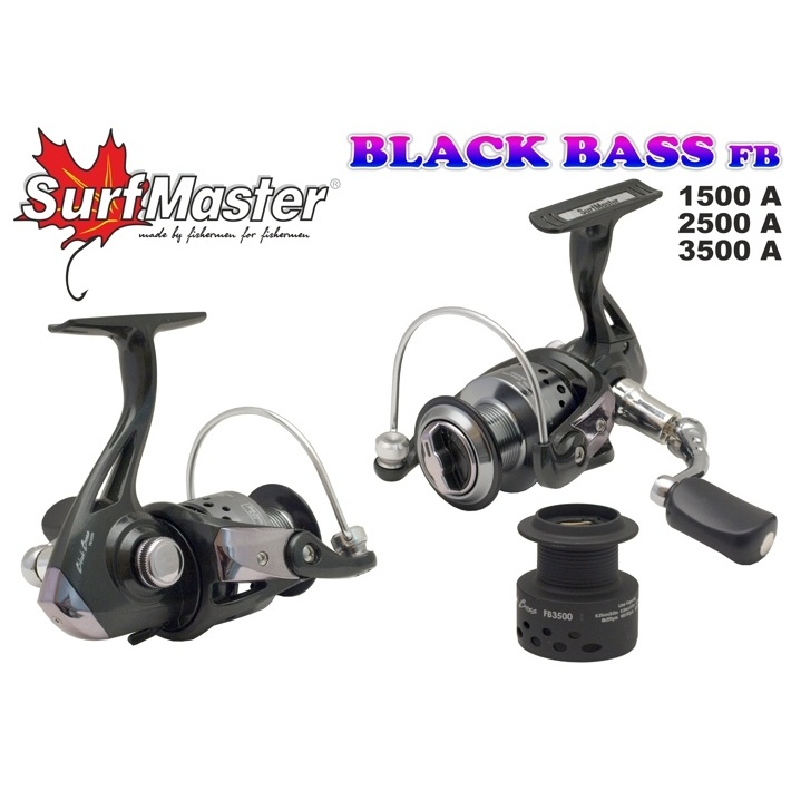 Bezin. spole SURF MASTER «Black Bass»