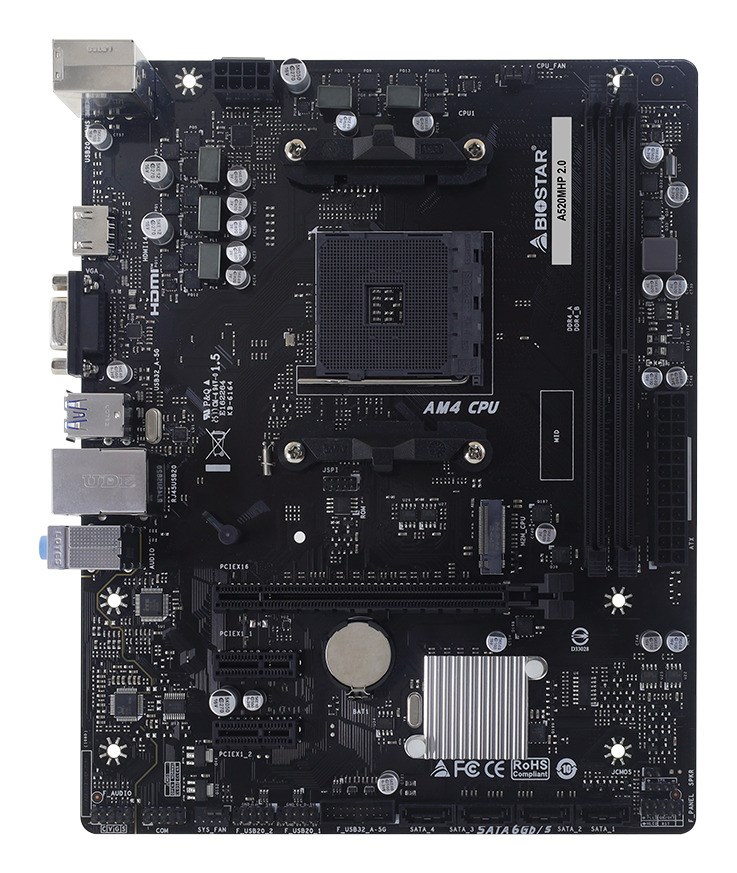 Mātesplate Biostar A520MHP AMD A520 Socket