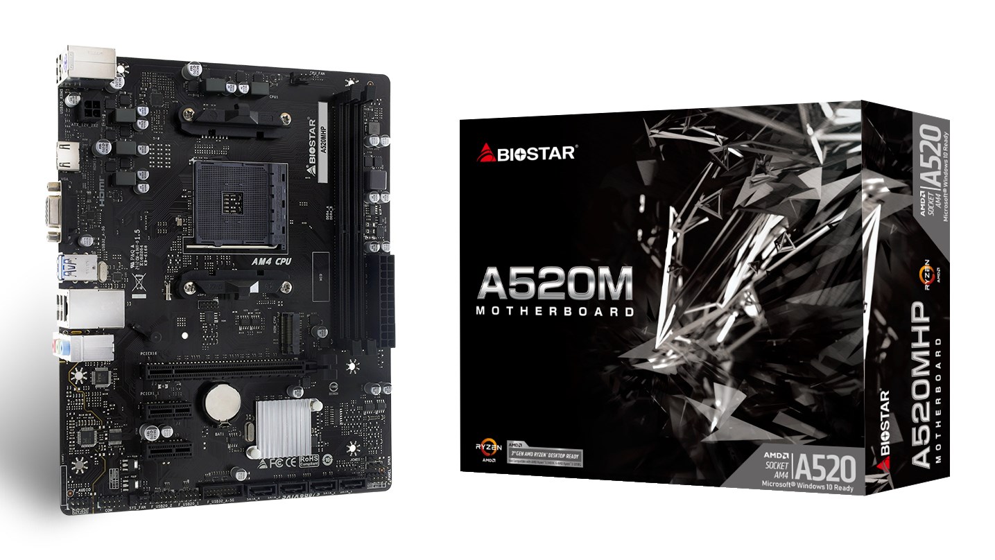 Mātesplate Biostar A520MHP AMD A520 Socket