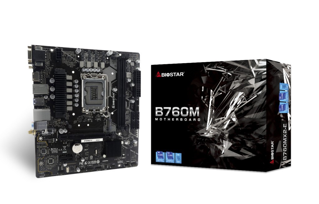 Pagrindinė plokštė Biostar B760MX2E DDR5 micro