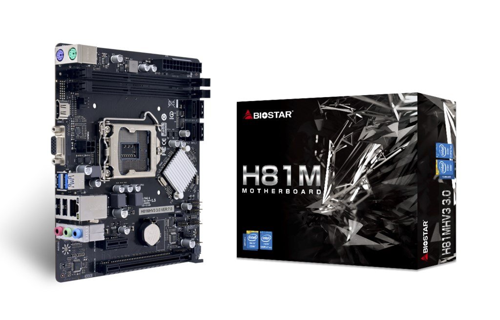 Mātesplate BIOSTAR H81MHV3 3.0 —