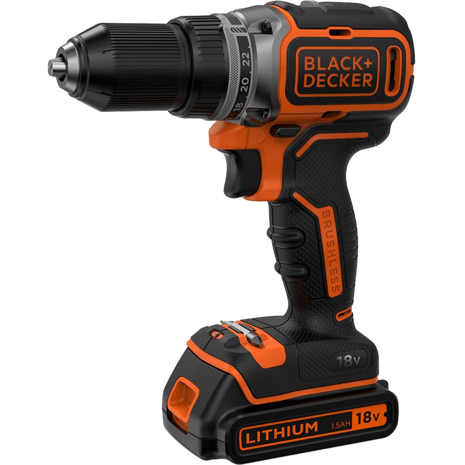 Akumulatora urbjmašīna-skrūvgriezis Black+Decker BL186K, 18 Volt