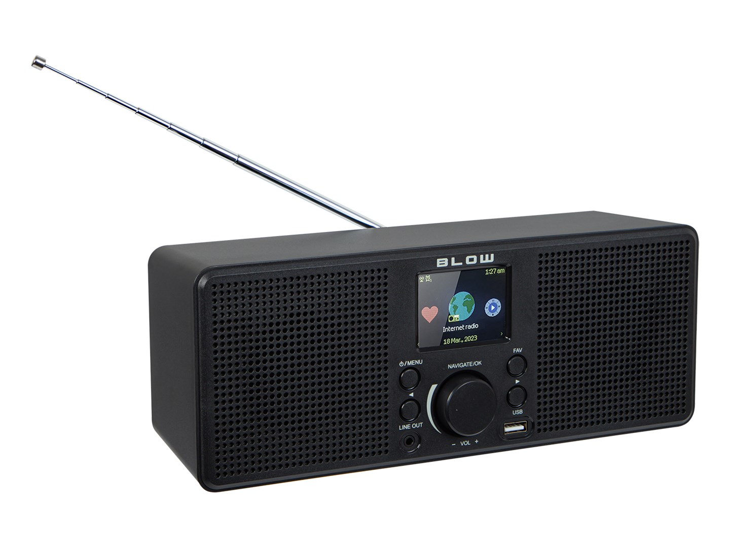 77-591# Portatīvais interneta radio blow ri2