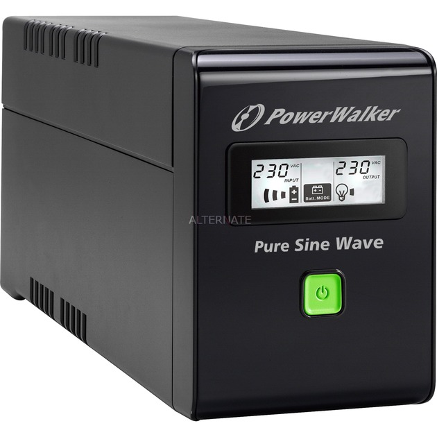 BlueWalker UPS PowerWalker 600VA, līnijas interaktīvs