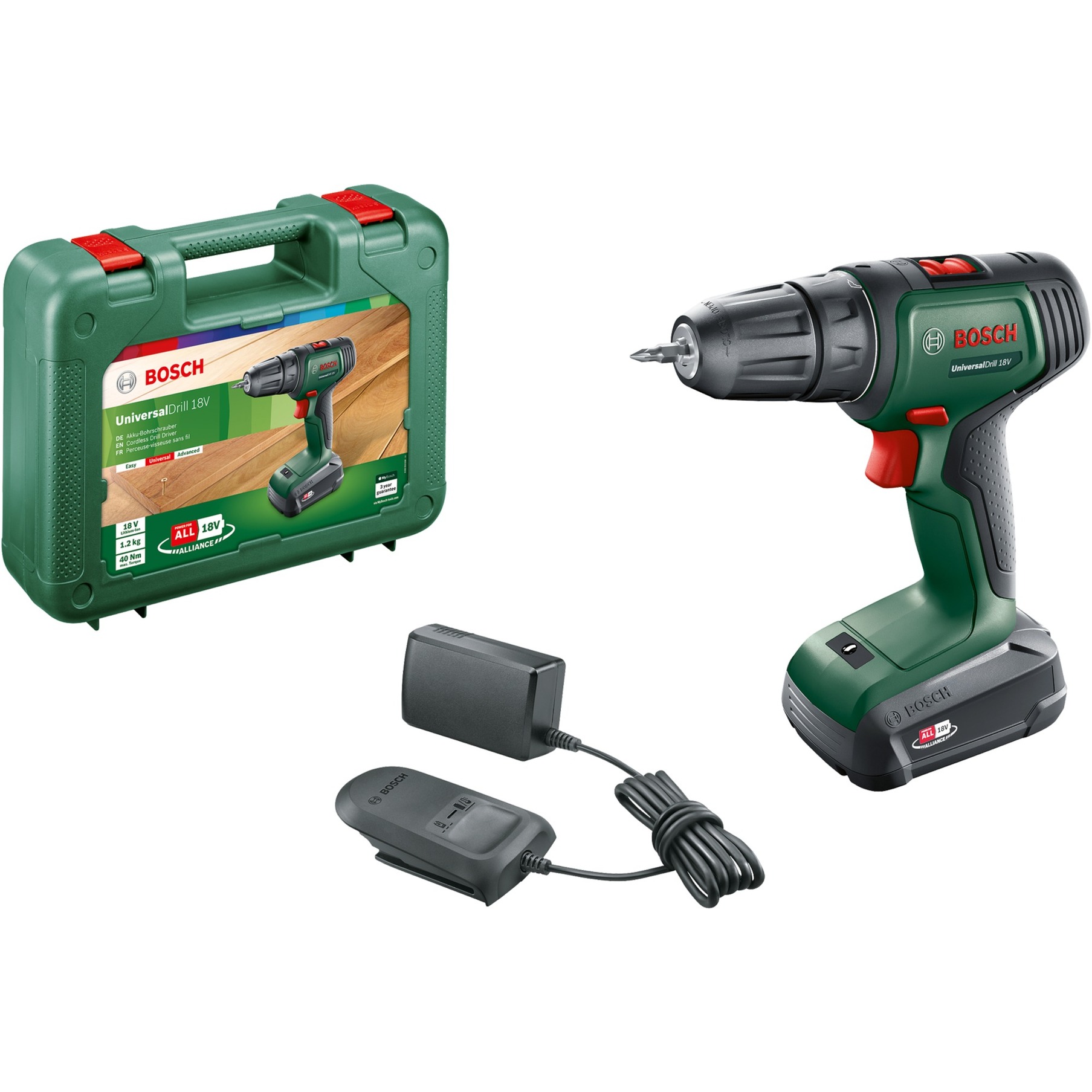 Bosch Powertools Urbjmašīna-skrūvgriezis Bosch UniversalDrill 18