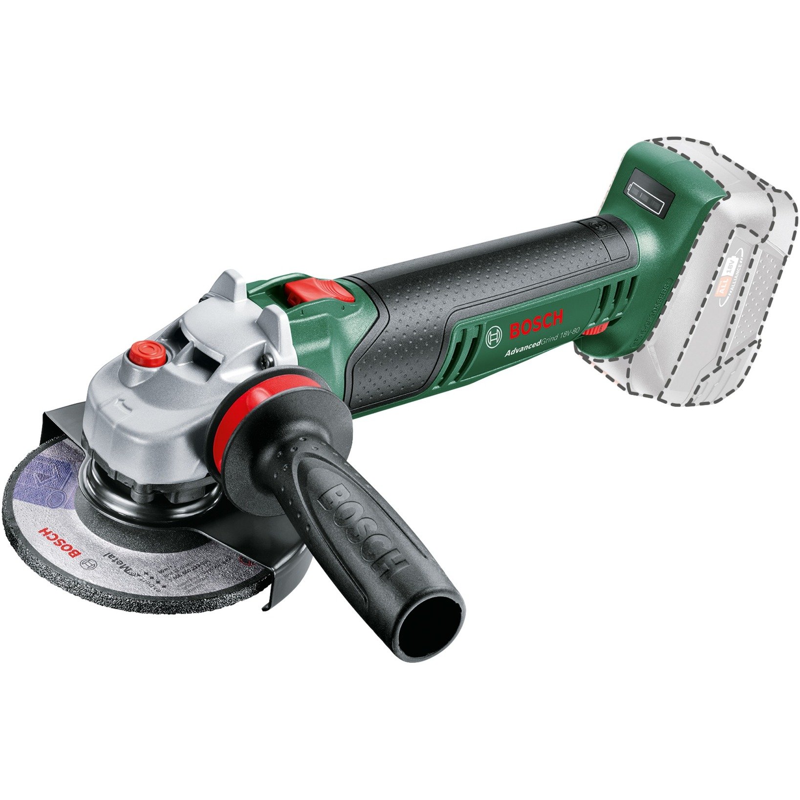 Leņķa slīpmašīna Bosch Powertools AdvancedGrind 18V-80