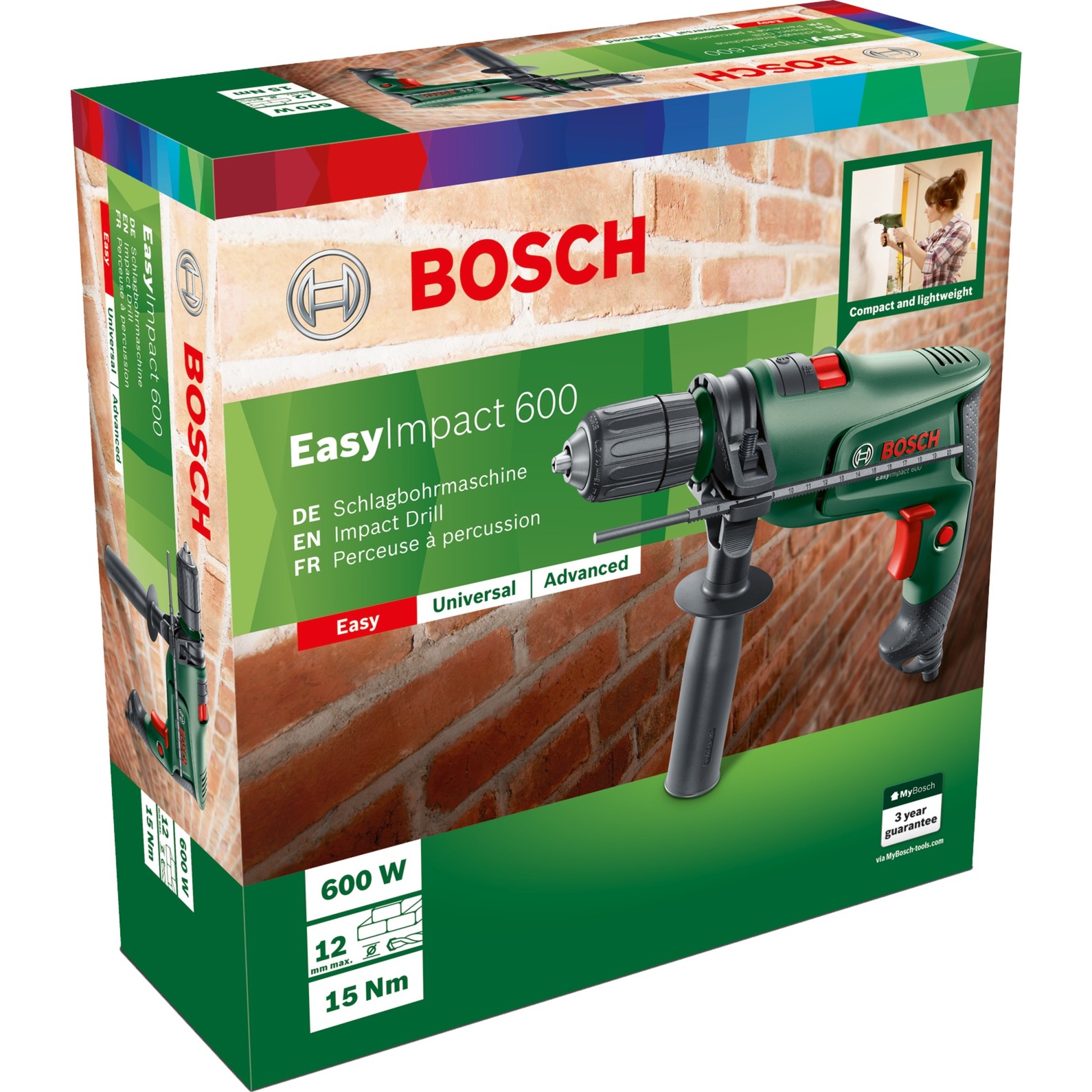 Bosch Powertools Urbjmašīna Bosch EasyImpact 600