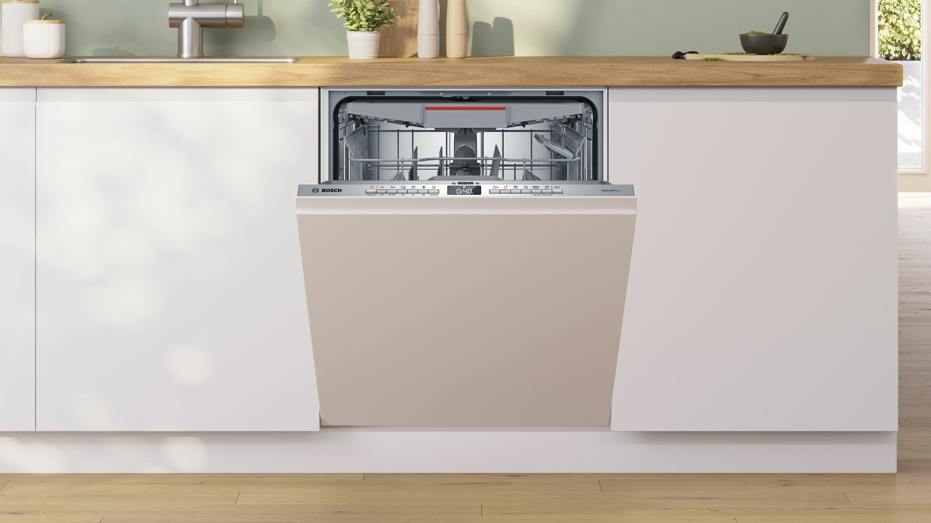 Bosch Serie 4 SMV4EVX00E pilnībā iebūvējama