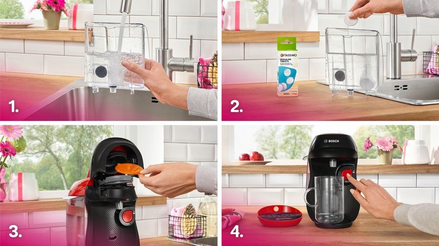 Kafijas kapsulu automāts Bosch Tassimo red