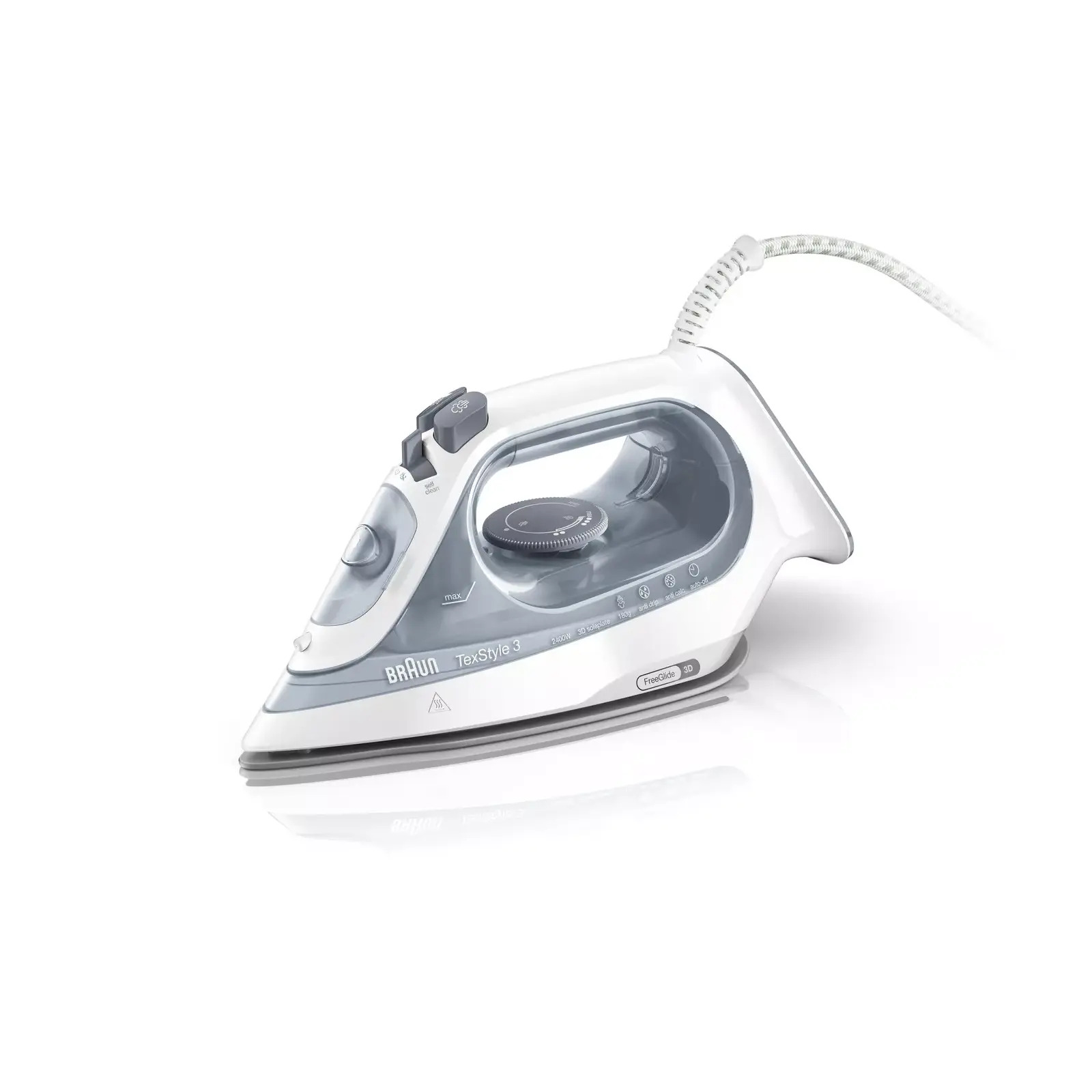 Braun SI3054GY TexStyle 3 Gludeklis |