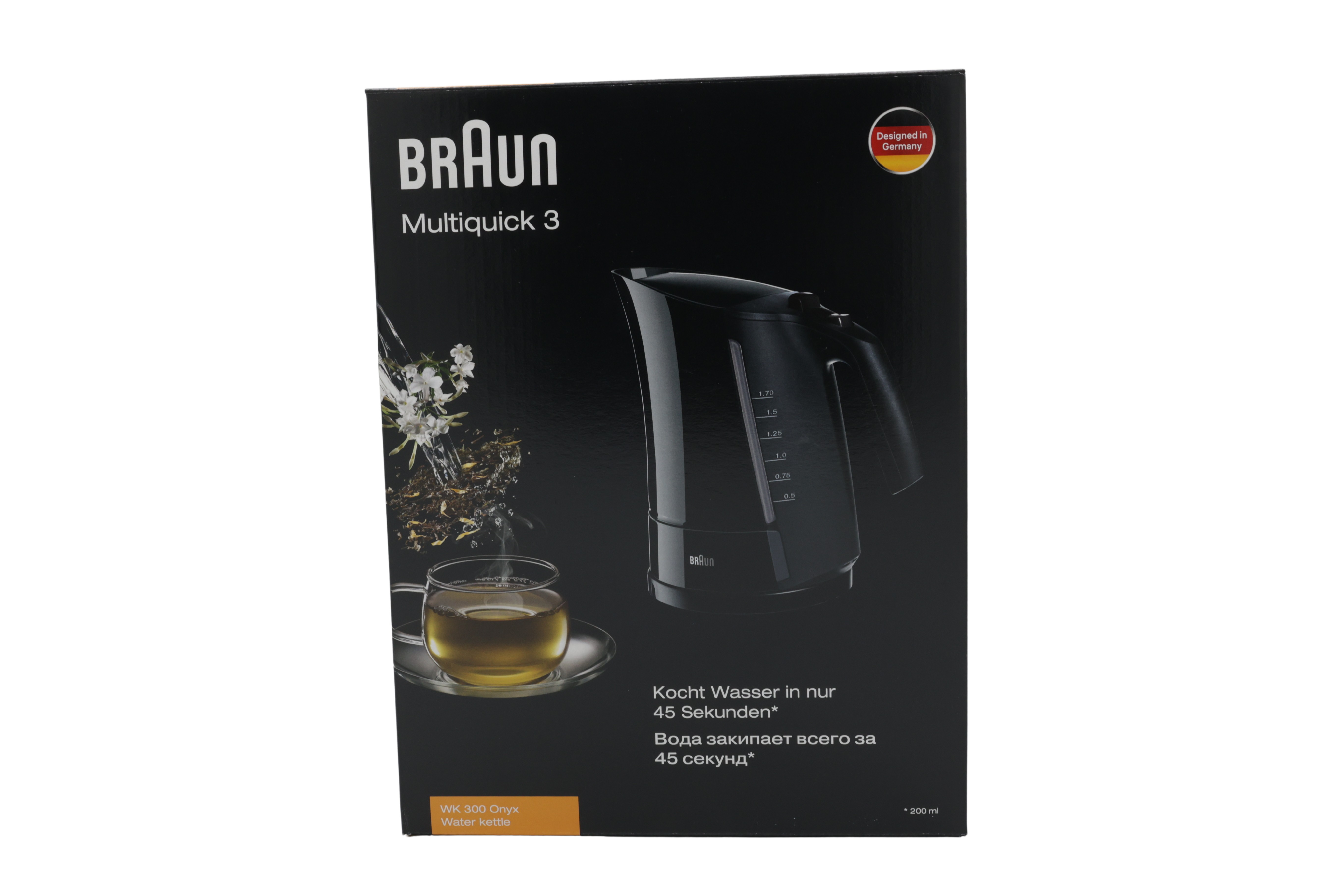 Braun WK300 AquaExpress tējkanna Black |