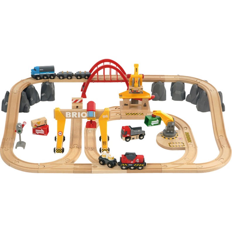 Brio Komplektācija Cargo Railway Deluxe Set