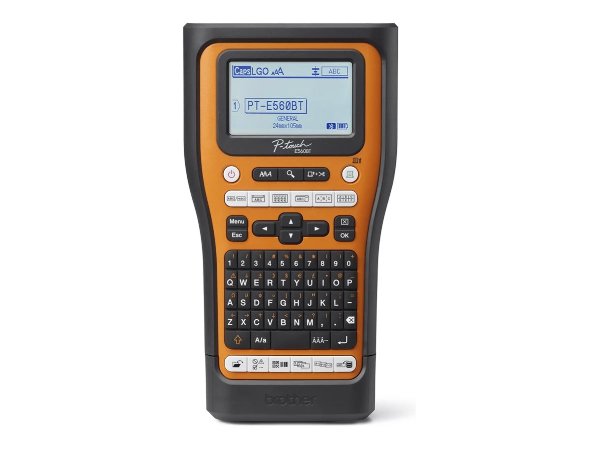Etiķešu printeris Brother, PT-E560BTVP, ar somu