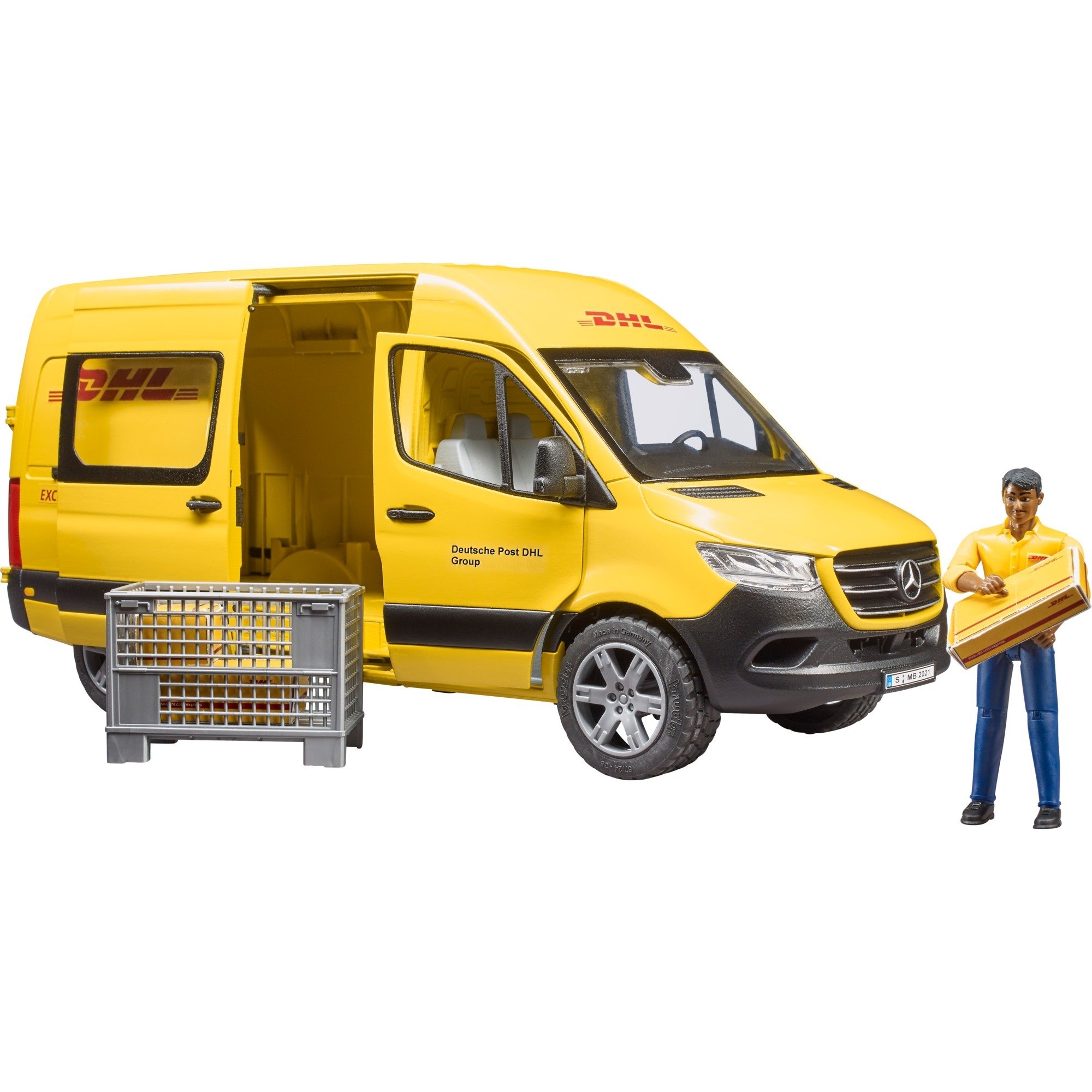 BRUDER MB Sprinter DHL mit Fahrer