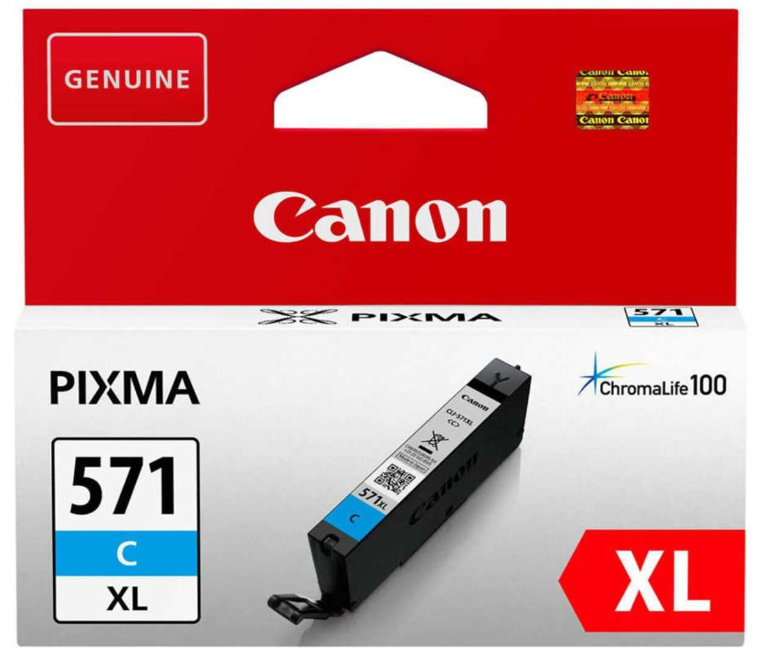 Canon CLI-571C XL Kārtridžs Zils 14ml