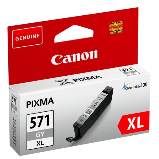 Canon CLI-571GY XL Tintes kārtridžs Pelēks