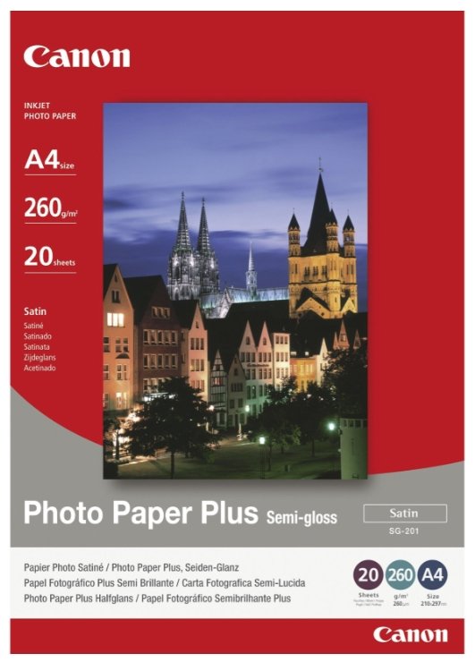 Canon SG-201 Fotopapīrs A4 Semi-Gloss |