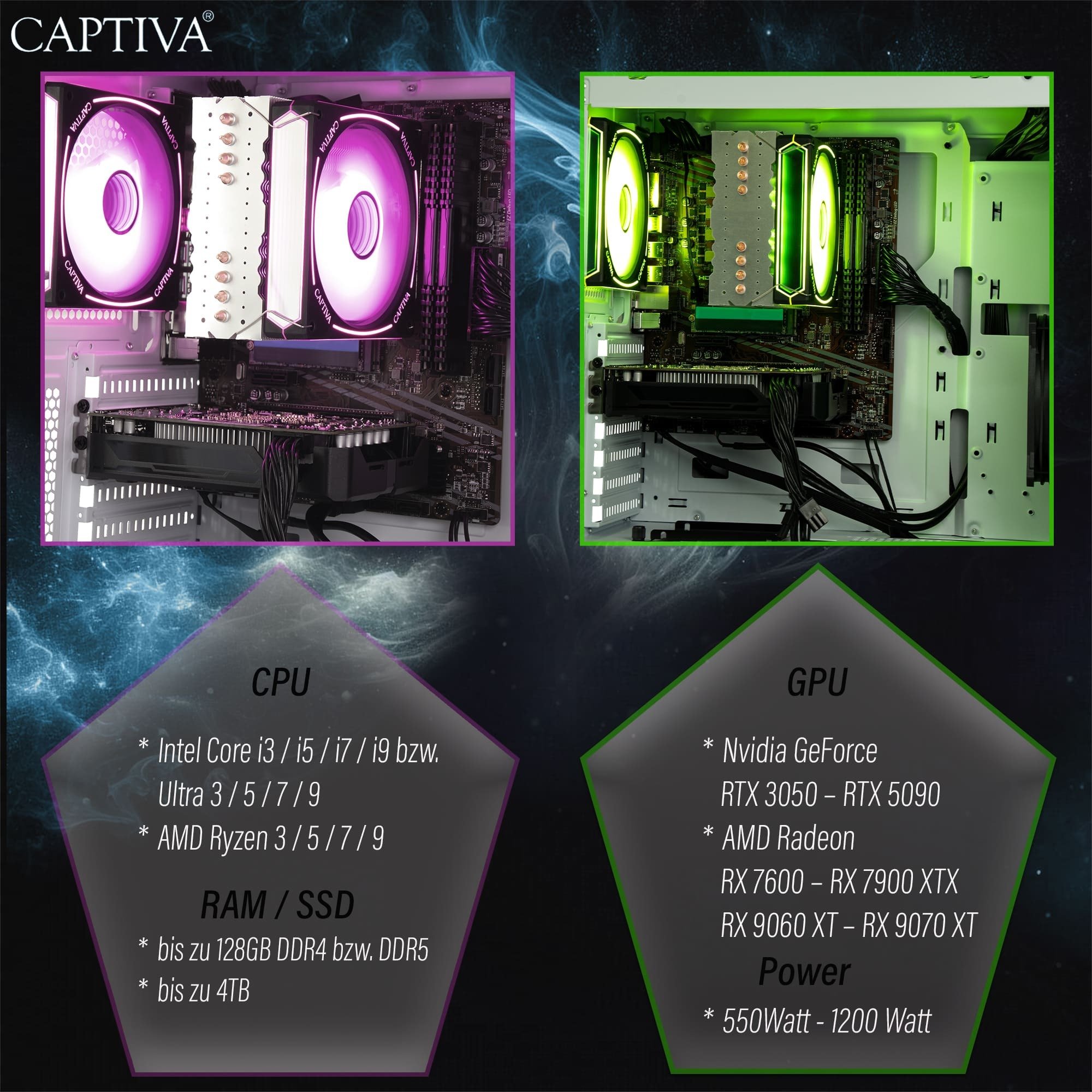 Captiva PC Advanced Spēļu dators R92-912