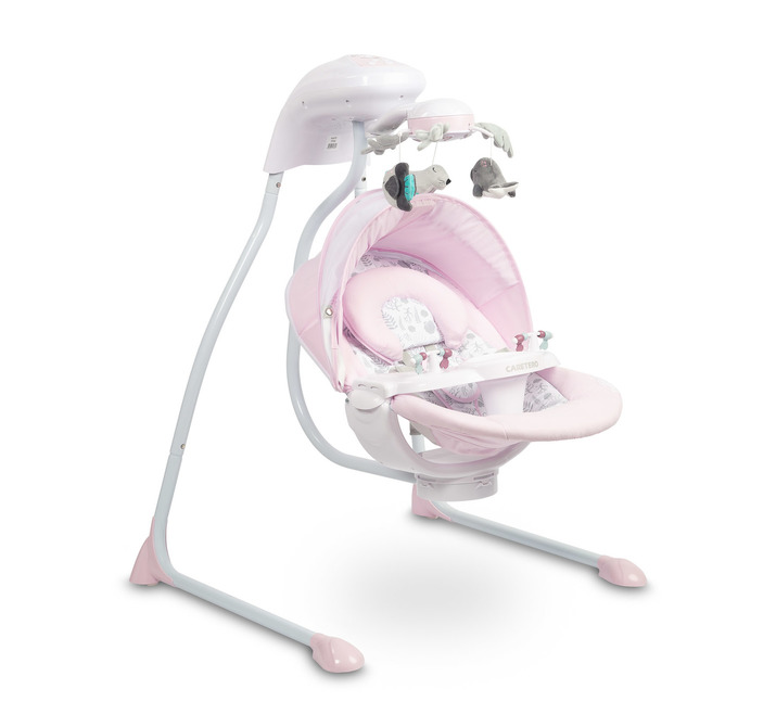 Elektriskais šūpuļkrēsls CARETERO RAFFI Pink |