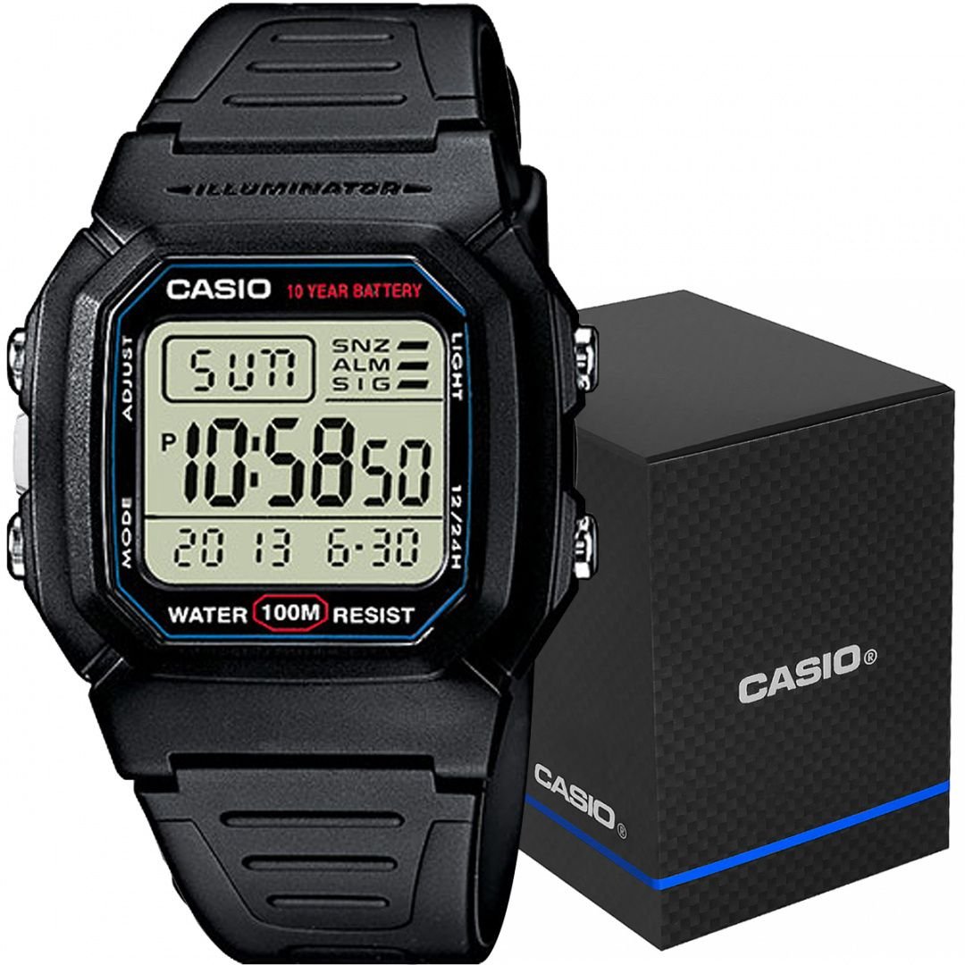 CASIO W-800H-1AVES Vīriešu pulkstenis | W-800H-1AVES