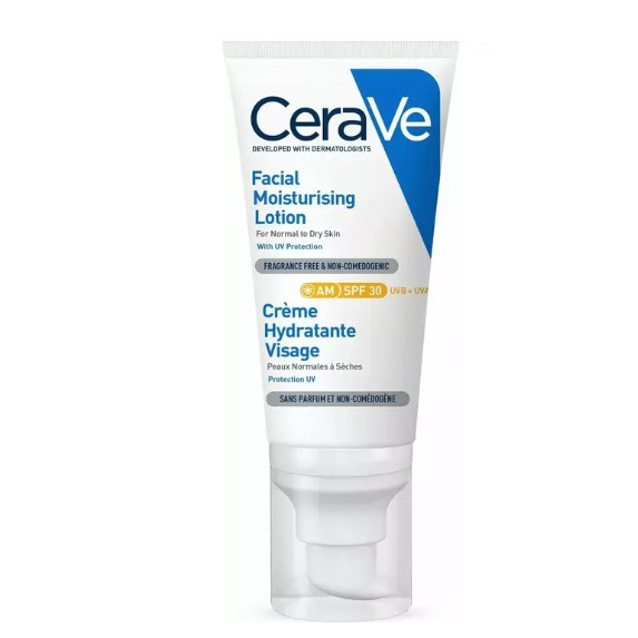 CeraVe Moisturising Sejas krēms SPF30 52