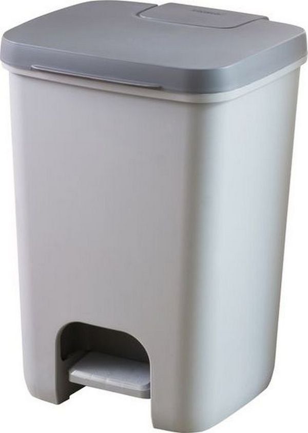 Curver Pedāļspainis Essentials 40L pelēks/tumši pelēks