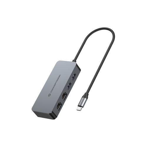 Tīkla karte Conceptronic CONCEPTRONIC USB-C adapteris->2xGbE+2xUSB-A3
