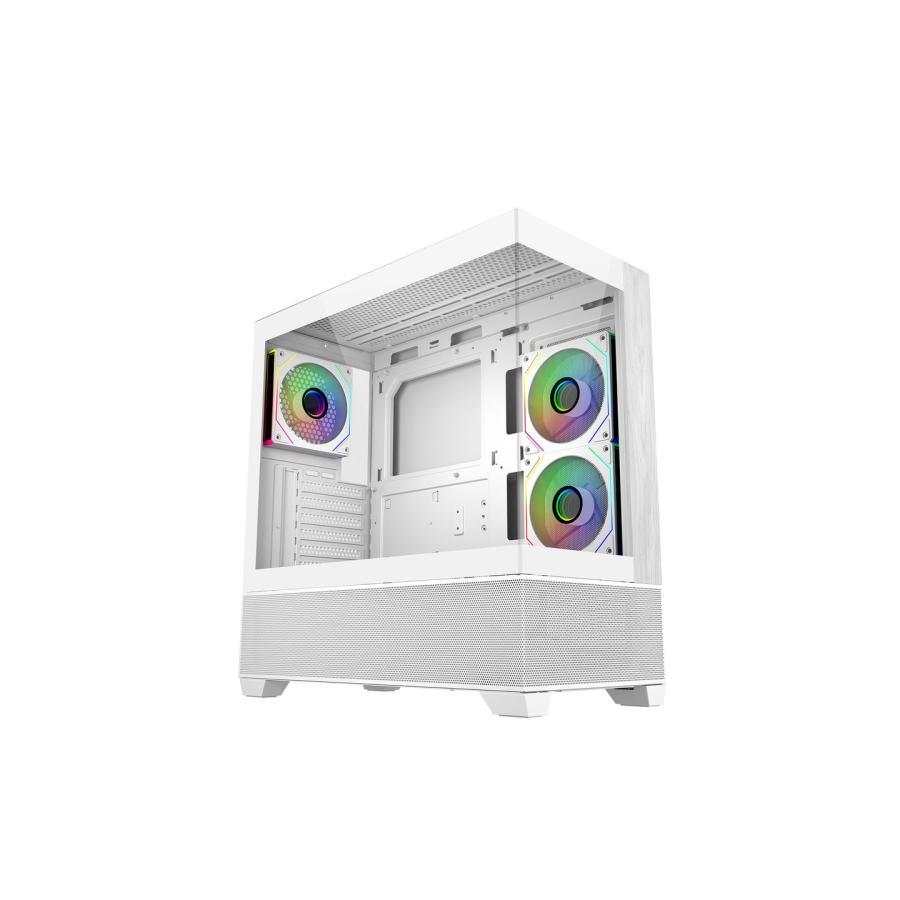 Cooler Master Elite 690 White (weiß/holz