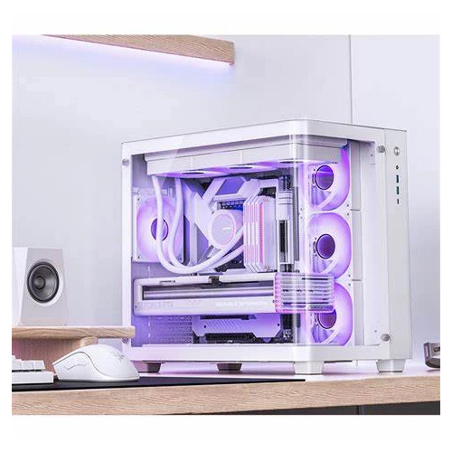 Jonsbo TK-3 - ATX-Gehäuse, weiß |