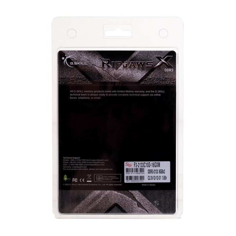 G.SKILL RipjawsX DDR3 16GB (2x8GB)