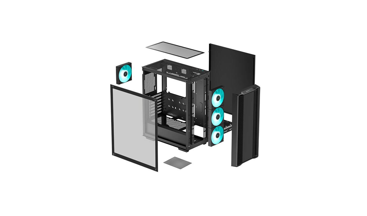 DeepCool CC560 V2 Mid-Tower ATX korpuss