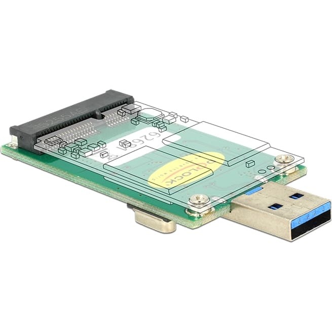 DELOCK USB3.0 uz mSATA pārveidotājs