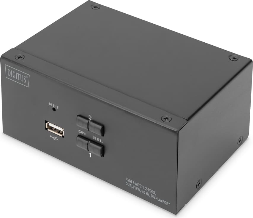 Pārslēdzējs Digitus KVM Digitus Switch 2