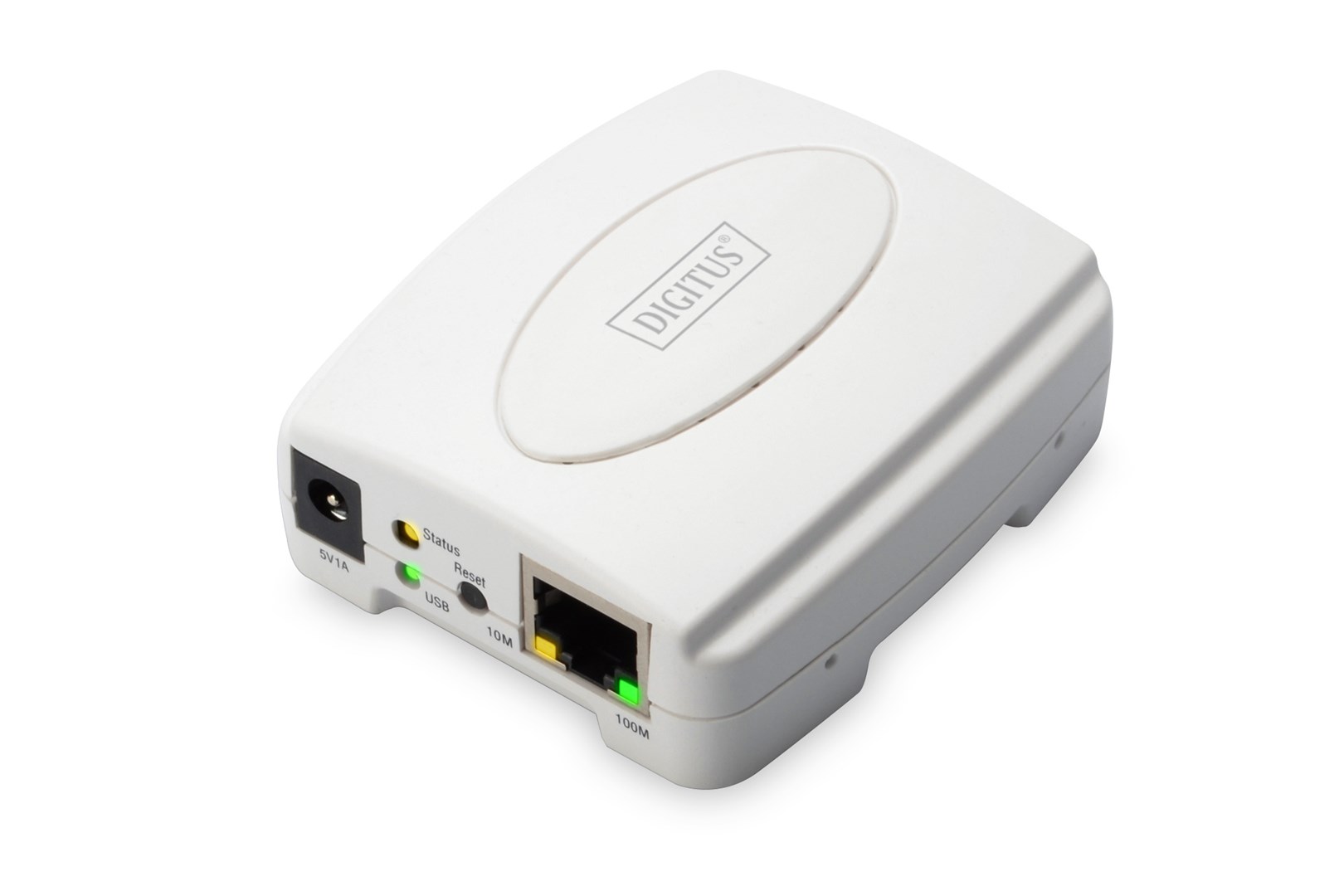 DIGITUS Printserver Fast Ethernet, 1-Port USB2