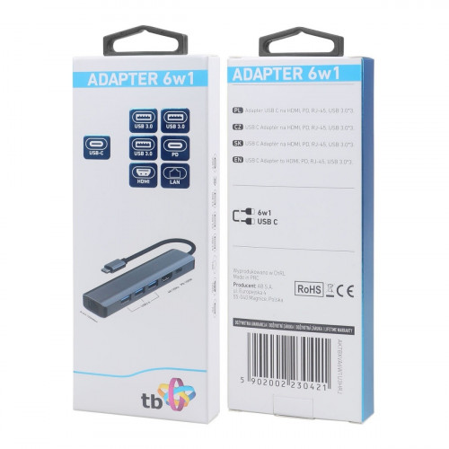 TB Touch USB-C 6 vienā –