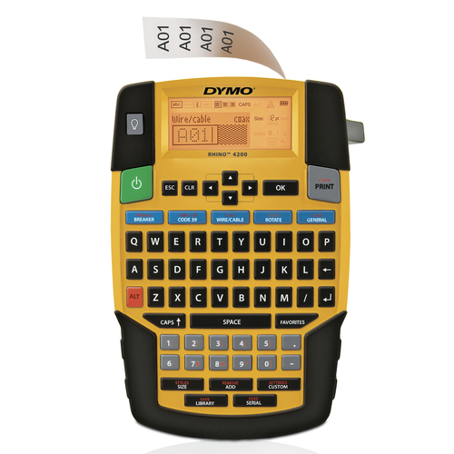DYMO Rhino 4200 6/9/12/19mm Rhino-Bänder Qwerty