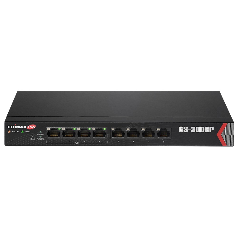 8 portu FE pārslēdzējs EDIMAX GS-3008P