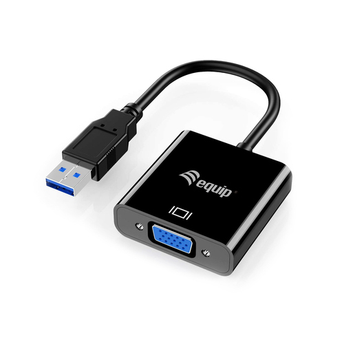 Equip Pārejas adapteris USB-A3.0->VGA HD15